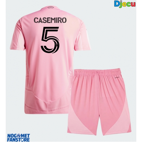 Inter Miami Casemiro #5 Domaci Dres za djecu 2026-27 Kratak Rukav (+ Kratke hlače)